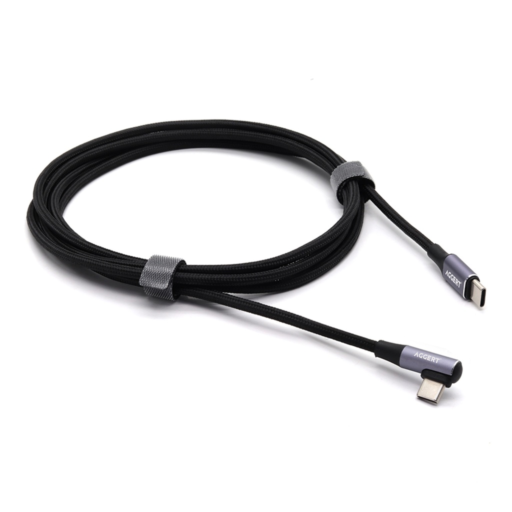 60W Fast Charging Braided Type C to C Cable 