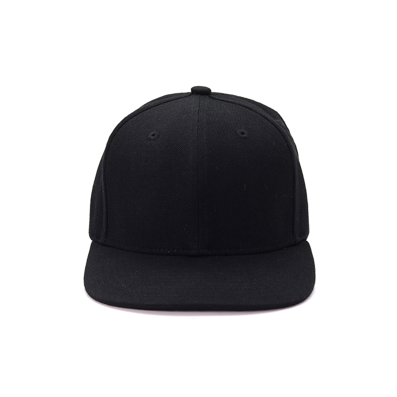 Flat Brim Cap BLACK