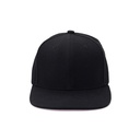 Flat Brim Cap BLACK