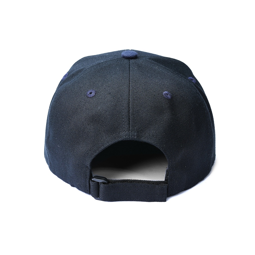 AGGERT Flat Brim Cap-Navy Blue