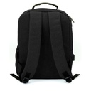 AGGERT Backpack Black - Metro