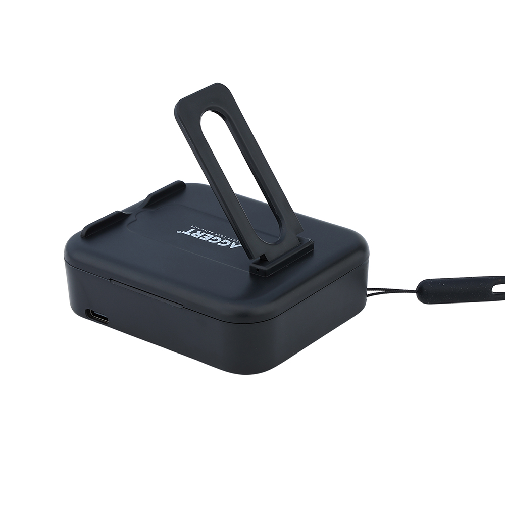Aggert Wireless charger with multi cleaning set  Zapbox black 
