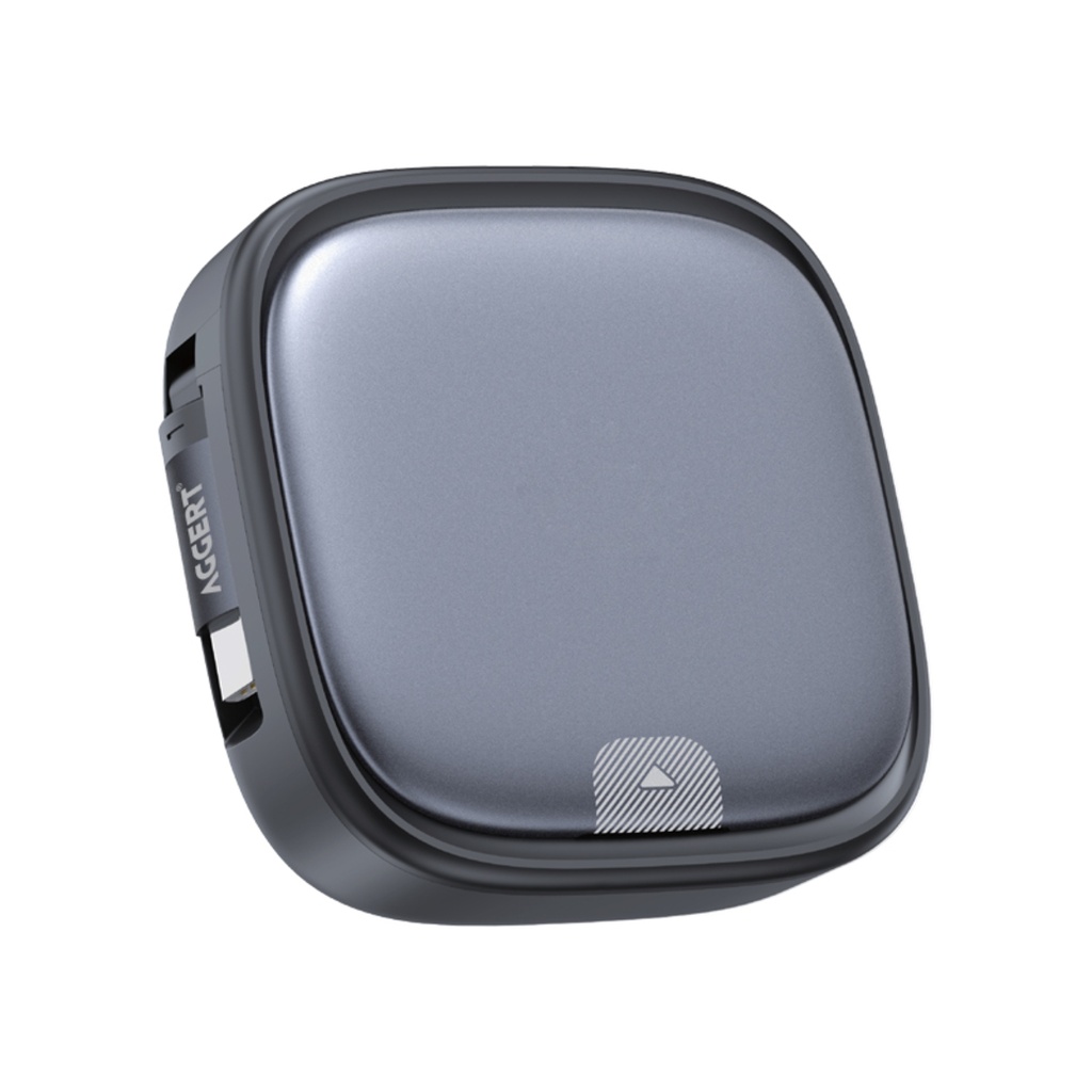 AGGERT Retractable Charging Cable Black