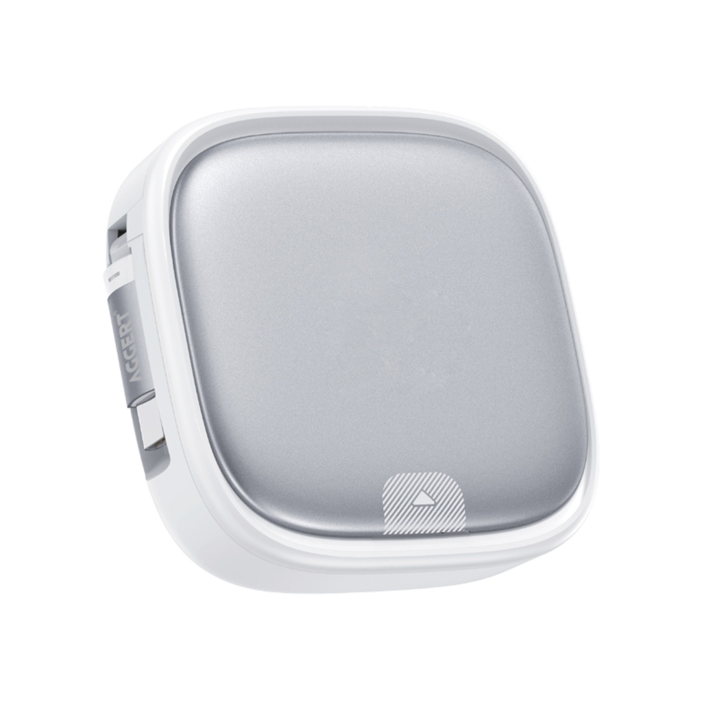 AGGERT Retractable Charging Cable White