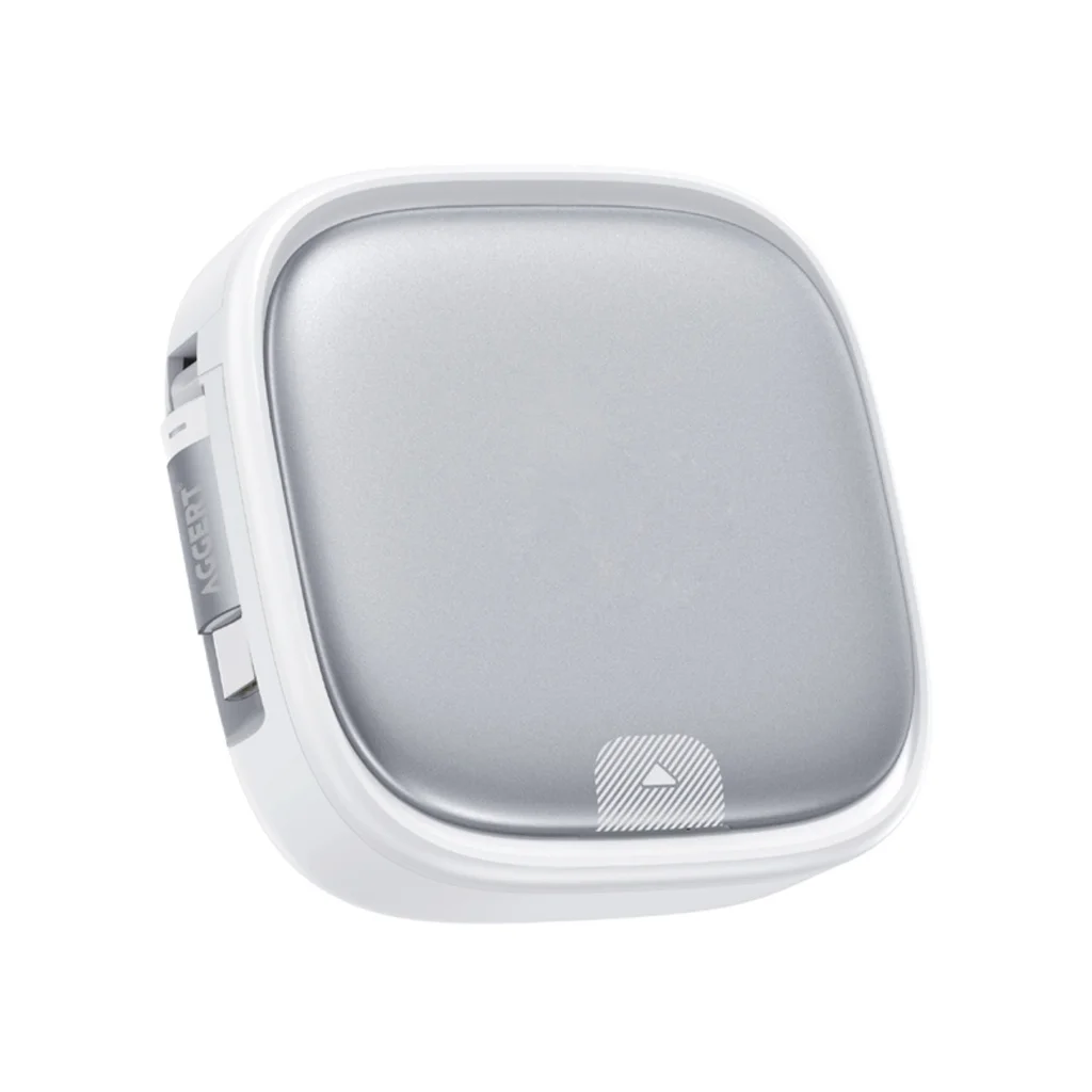 AGGERT Retractable Charging Cable White