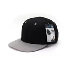 AGGERT Flat Brim Cap-Grey