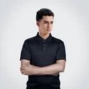 AGGERT Polo SUPIMA MERCERISED Cotton 240 GSM Black