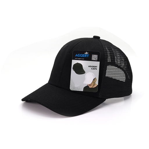 [BK-AG6761] AGGERT Trucker Cap-Black