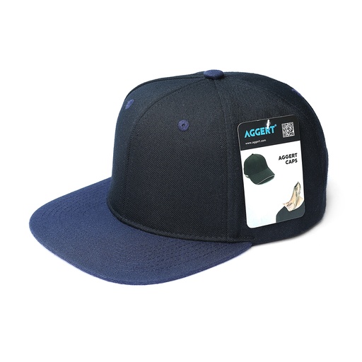 [NB-AG6759] AGGERT Flat Brim Cap-Navy Blue