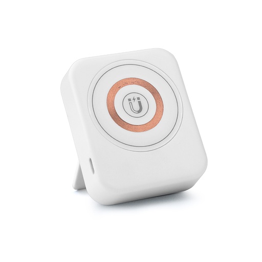 [GWCWH4995] Aggert Wireless charger with multi cleaning set   Zapbox white